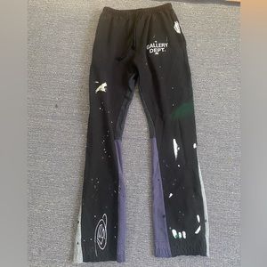 Gallery Dept Black Flared Sweatpants